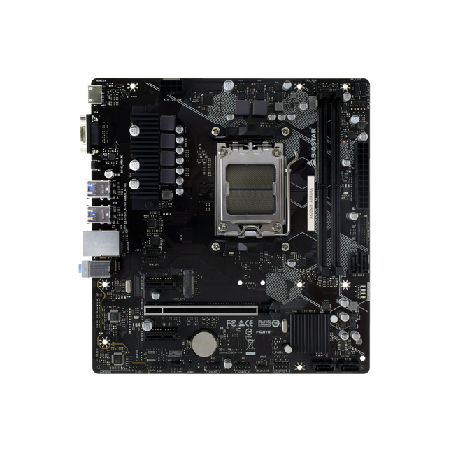 Tarjeta Madre BIOSTAR A620MH AURORA DDR5 | Micro ATX | AM5 | DDR5 hasta 6000+ MHz | PCIe 4.0