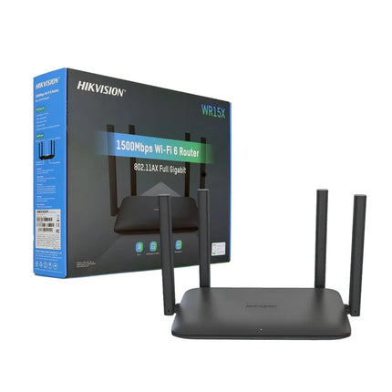 Router Inalámbrico Hikvision DS-3WR15X | 5GHz Wi-Fi 6 | Doble Banda