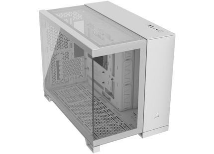 Case Gaming Corsair 2500X | Media Torre | Vidrio Templado | Doble Cámara | White
