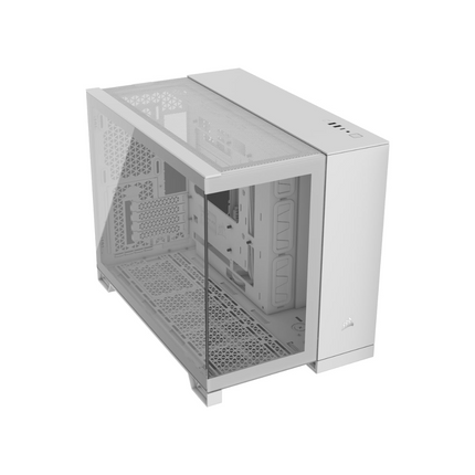 Case Gaming Corsair 2500X | Media Torre | Vidrio Templado | Doble Cámara | White