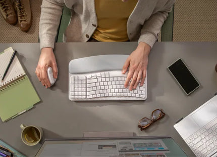 Conexión Bluetooth del teclado Logitech Ergo Wave Keys con dispositivos múltiples