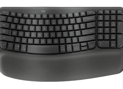 Teclado Logitech Ergo Wave Keys | Inalámbrico | Bluetooth | Inglés