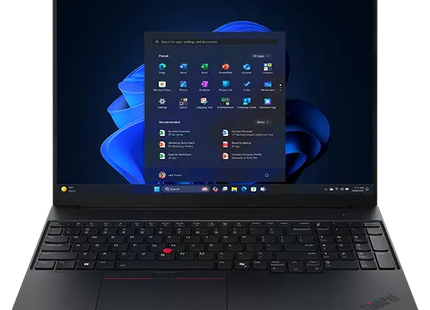 Lenovo ThinkPad E16 Gen 3 laptop 16 pulgadas color negro vista frontal