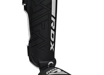 RDX Espinilleras MMA con Empeine Negro/Blanco, F6 Kara