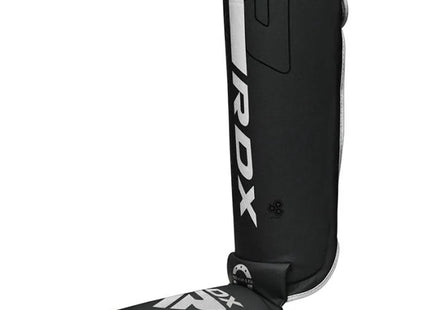 RDX Espinilleras MMA con Empeine Negro/Blanco, F6 Kara