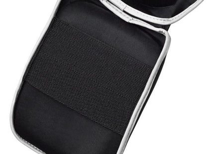 RDX Espinilleras MMA con Empeine Negro/Blanco, F6 Kara