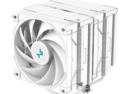 Abanico DeepCool AK620 WH | 120mm FDB | Doble Ventilador | CPU Silencioso | Blanco