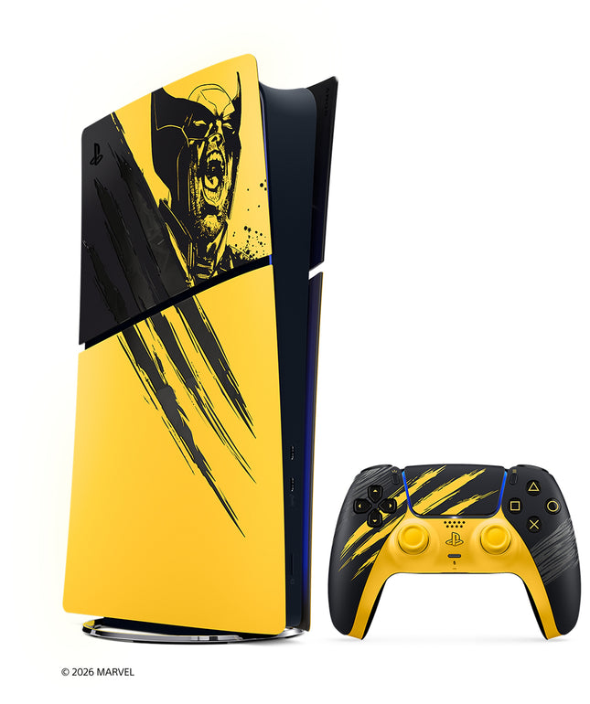 SONY PLAYSTATION 5, SLIM DIGITAL, MARVEL'S WOLVERINE, LIMITED EDITION, USA SPEC.