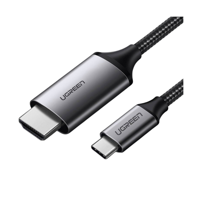 Cable UGREEN MM142 | USB-C a HDMI | 4K @60Hz | 1.5m | Plug & Play | Negro/Gris