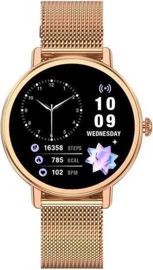 Blackview reloj inteligente Bluetooth dorado, X30