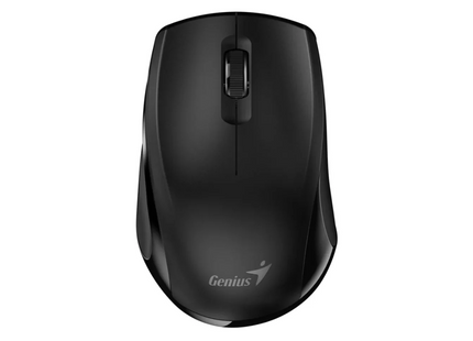 Mouse inalámbrico Genius NX-8006S vista frontal con diseño ergonómico
