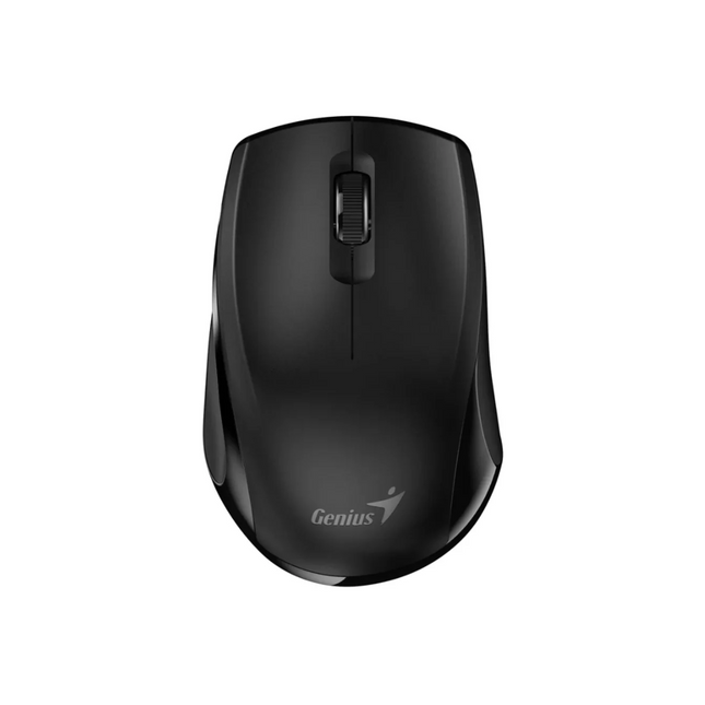 Mouse inalámbrico Genius NX-8006S vista frontal con diseño ergonómico