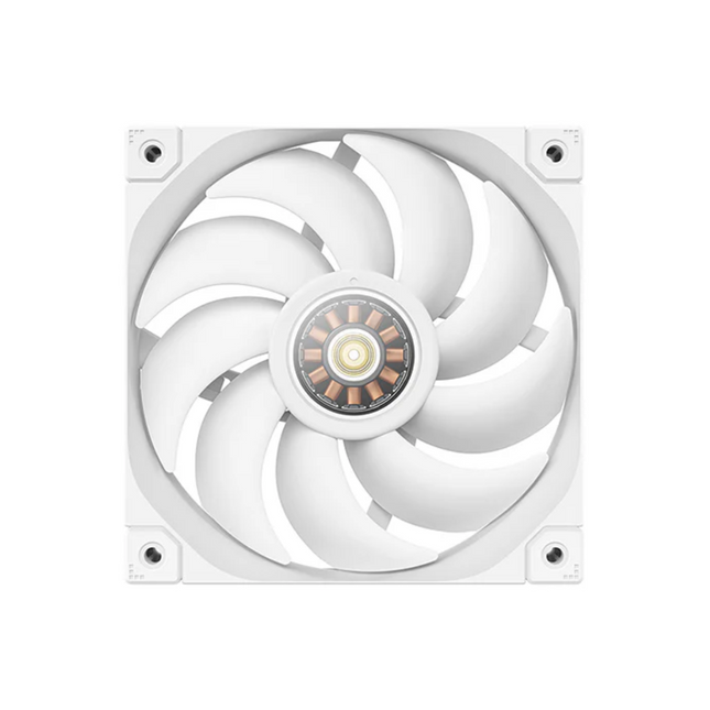 Abanico DeepCool FT12 WH 120mm PWM R-FT12-WHWPN3-G | 120mm | PWM | 4 Pines | Blanco